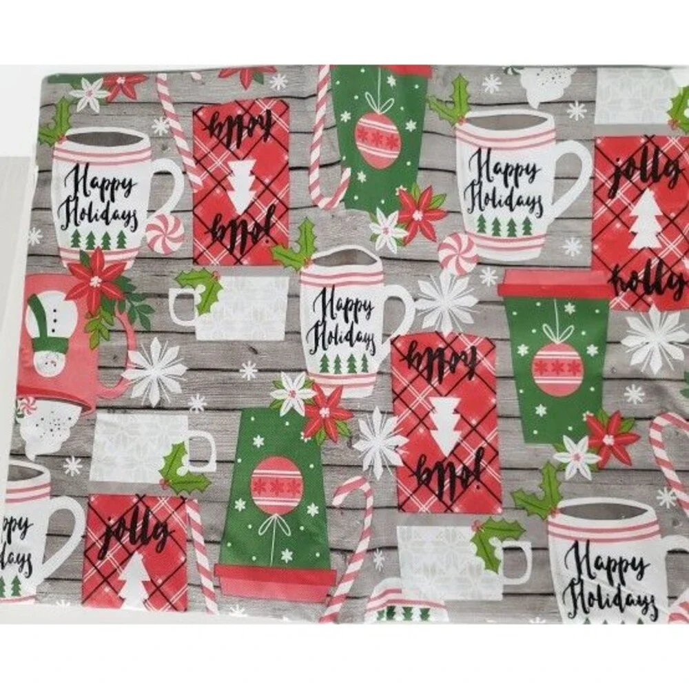Peva Vinyl Tablecloth, 52